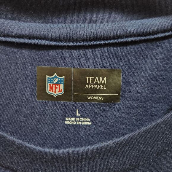 New England Patriots Mini-Dress Womens Size L Cold Shoulder NFL Gameday Tailgate - Picture 3 of 9